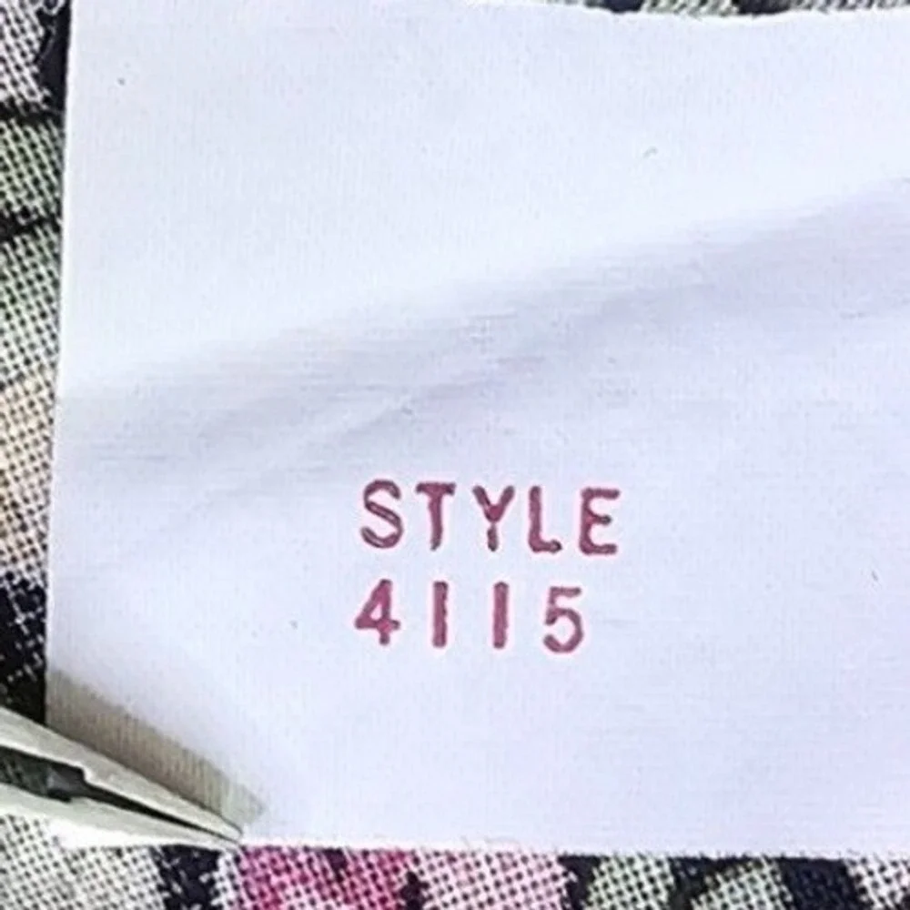 Tango by Max Raab Mens Large Floral Button Down Shirt Vintage Cotton Made in USA - Picture 11 of 11